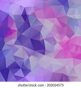 Geometric pattern. Colorful mosaic banner. Colorful triangle background. 