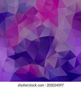 Geometric pattern. Colorful mosaic banner. Colorful triangle background. 