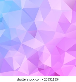 Geometric pattern. Colorful mosaic banner. Colorful triangle background. 