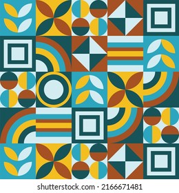 Geometric pattern with colorful style for graphic resources. Background. Abstract