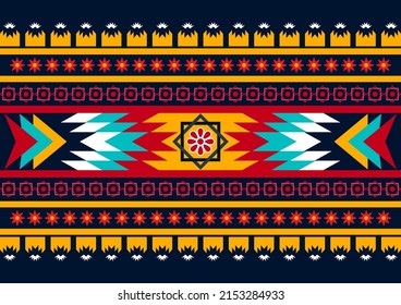 geometric pattern colorful,Tribal ethnic texture style,design for printing on products, background,scarf,clothing,wrapping,fabric,vector illustration.