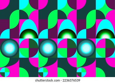 Geometric Pattern concept design Drawing patterns that are ideas from geometric shapes Designed to make backgrounds and fabrics Fashion for factories and many print jobs geometric shapes