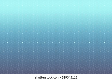 Geometric pattern with connected line and dots. Graphic background connectivity. Modern stylish polygonal backdrop for your design. Vector illustration