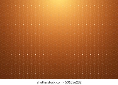 Geometric pattern with connected line and dots. Graphic background connectivity. Modern stylish polygonal backdrop for your design. Vector illustration