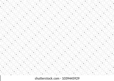 Geometric pattern with connected lines and dots. Graphic background connectivity. Modern stylish polygonal backdrop communication compounds for your design. Lines plexus. Vector illustration