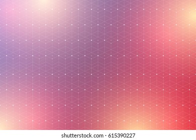 Geometric pattern with connected lines and dots. Graphic background connectivity. Modern stylish polygonal backdrop communication compounds for your design. Lines plexus. Vector illustration