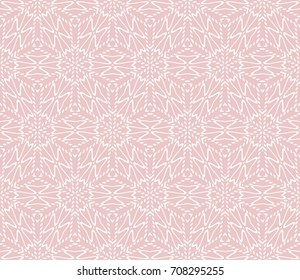 geometric pattern consisting of solid and dotted contours. seamless vector illustration. rose color