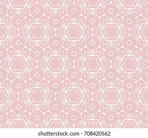 geometric pattern consisting of solid and dotted contours. seamless vector illustration. rose color