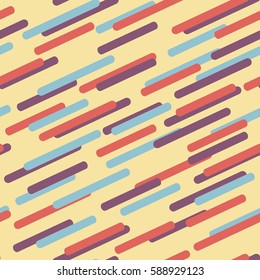Geometric pattern. Cool colorful backgrounds. Seamless template. Retro colors