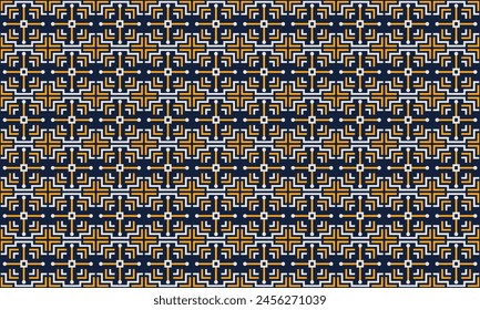 Geometric pattern with cosmos space palette colors.