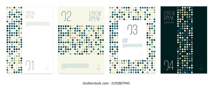 Geometric pattern cover background abstract design vector minimal. business blank