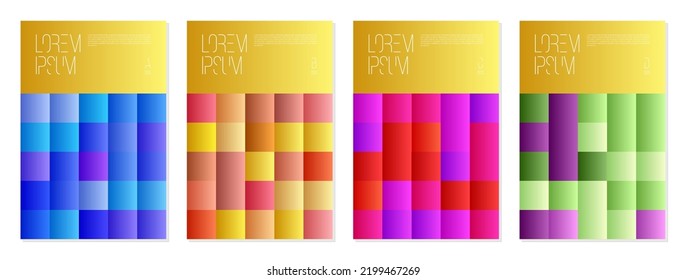 Geometric pattern cover background abstract design vector minimal. fashion vintage