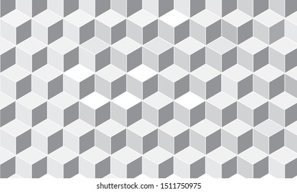 Geometric pattern cube background. vector illustration.