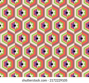 Geometric pattern for decoration and textiles. small motif for decoration and clothing fabrics