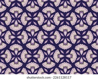 Geometric pattern for decoration and textiles. small motif for decoration and clothing fabrics