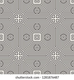 Geometric pattern. Decorative and design elements for textile, book covers, manufacturing, wallpapers, print, gift wrap