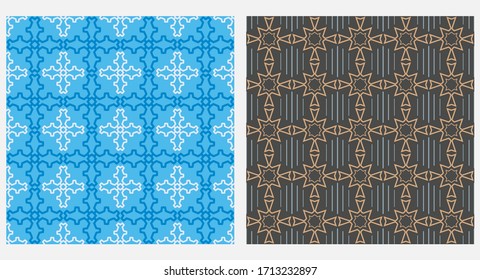 geometric pattern, decorative seamless background, vector art