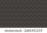 Geometric pattern design. Abstract fabric texture in connecting dots motif and dark background.