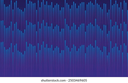 Geometrisches Musterdesign. Abstrakte Textur. Wasserfontänen-Motiv auf dunkelblauem Hintergrund.