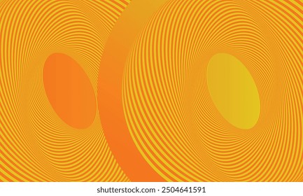 Geometrisches Musterdesign. Abstrakte Textur. Teppich- oder Teppichmotiv auf orangefarbenem und gelbem Hintergrund.