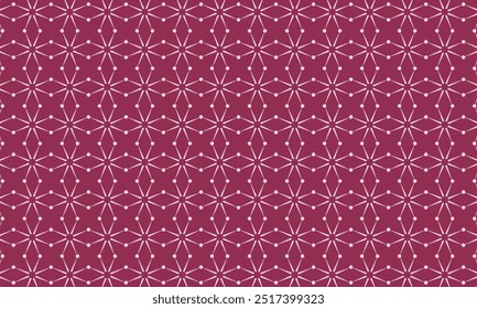 Geometric pattern design. Abstract fabric textures. Interconnected dots to lines background.