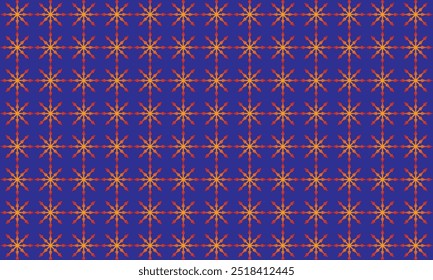 Projeto de padrão geométrico. Têxteis de tecido abstrato em fundo azul.