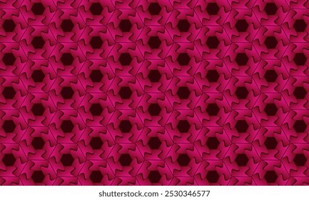 Geometric pattern design. Abstract fabric textures. Textile motif in red and black background.
