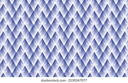 Geometrisches Musterdesign. Abstrakte Texturen. Diamanten-Motiv auf blauem Hintergrund.