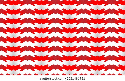 Projeto de padrão geométrico. Texturas de tecido abstratas. Sinalizadores flattering motivo em fundo vermelho e branco.