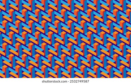 Geometric pattern design. Abstract fabric textures. Textiles motif in multi color background.