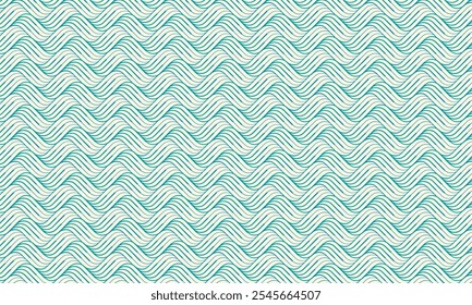 Geometric pattern design. Abstract fabric textures. Bands motif in light green background.