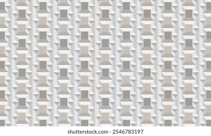 Geometric pattern design. Abstract fabric textures. Boxes motif in pastel colors background.