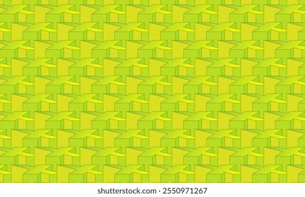 Diseño de patrón geométrico. Texturas de tela Abstractas en la letra X fondo verde amarillo.