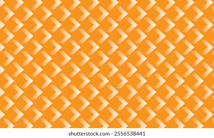 Geometric pattern design. Abstract fabric or arrows textures in orange background.
