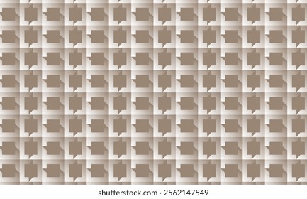Geometric pattern design. Abstract fabric textures in brown background.