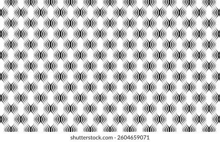 Geometric pattern design. Abstract fabric textures in black and white background.
