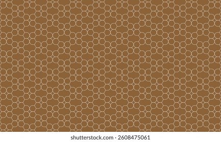 Geometric pattern design. Abstract fabric textures in brown and golden chains illustration background.