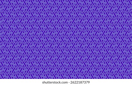 Geometric pattern design. Abstract fabric textures in purple and zigzag motif background.