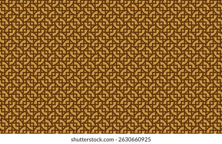 Geometric pattern design. Abstract fabric textures in gold and brown lines background.