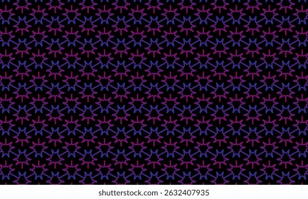 Projeto de padrão geométrico. Textura de tecido abstrato em fundo de motivo azul e rosa.