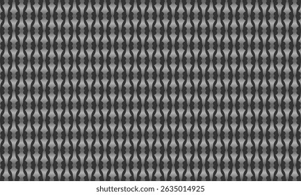 Geometrisches Musterdesign. Abstrakte Stofftexturen auf grauem Motivhintergrund.