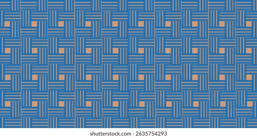 Geometric pattern design. Abstract fabric textures in dark green and golden lines background.