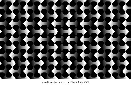 Geometric pattern design. Abstract fabric textures in black and white arrows motif background.