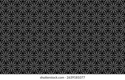 Geometric pattern design. Abstract fabric textures in black and white branch motif background.