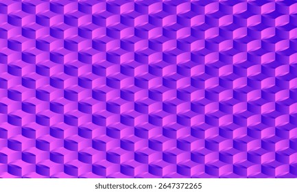 Diseño de patrón geométrico. Textura de tela Abstractas en Formas púrpuras y fondo 3D.