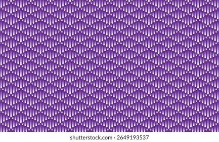 Diseño de patrón geométrico. Textura Abstractas de la tela en el fondo púrpura del motivo de los diamantes.