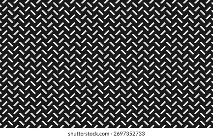Diseño de patrón geométrico. Textura Abstractas de la tela en fondo blanco y negro del piso.