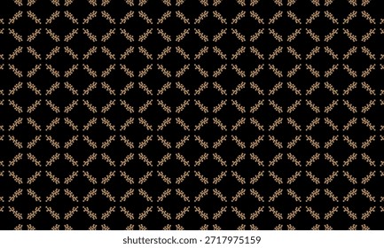 Diseño de patrón geométrico. Texturas de tela Abstractas en fondo marrón oscuro y motivo de batik de diamante. 