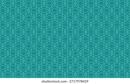 Geometric pattern design. Abstract fabric textures in green background and print batik motif. 