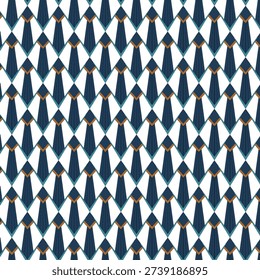 Geometric pattern design. Abstract fabric texture in golden stars and brown background.